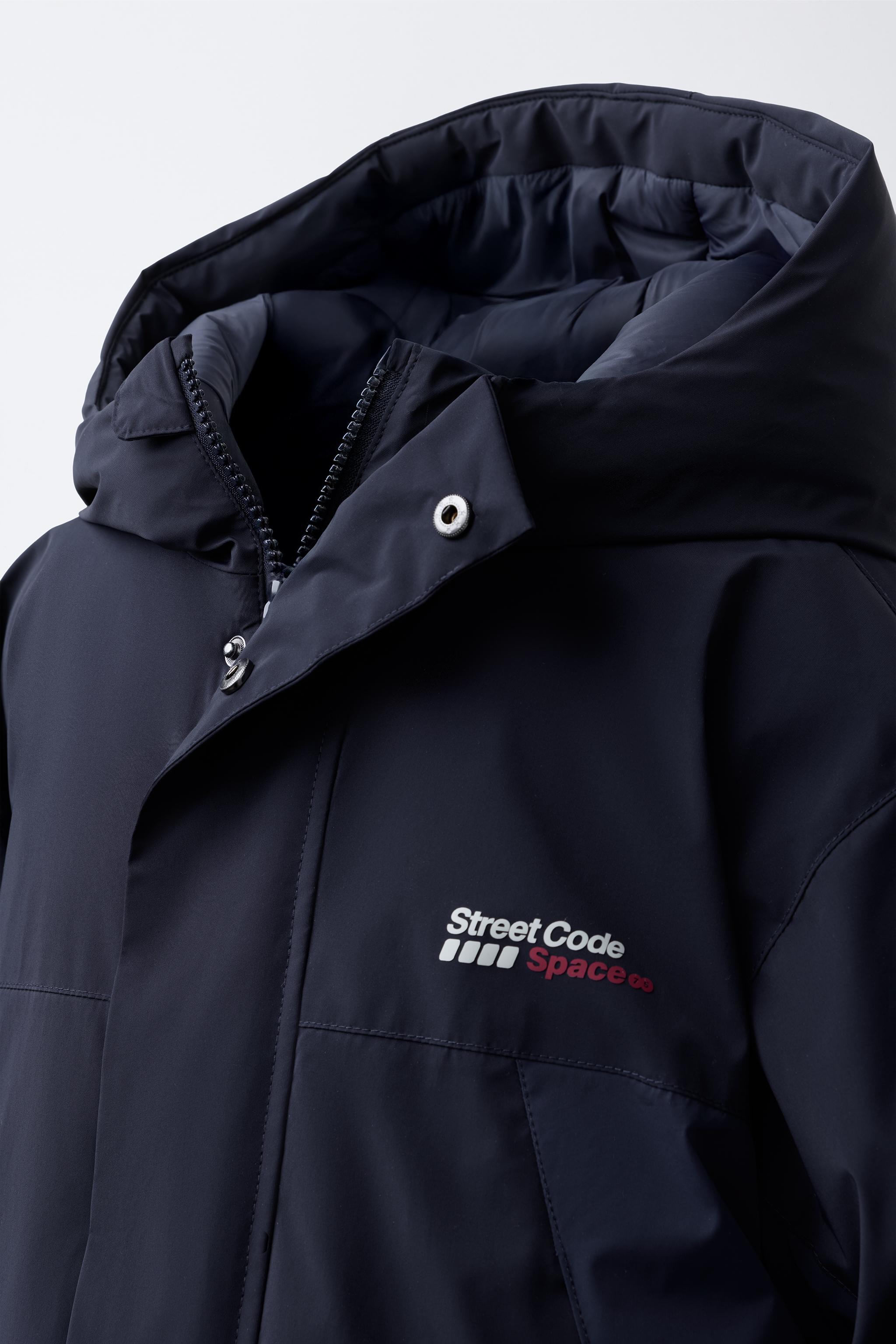 COLOR BLOCK PUFFER JACKET